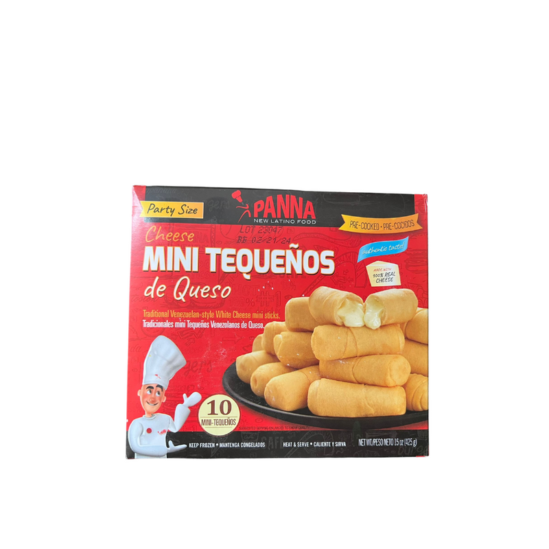 10 Pre-cooked Cheese Sticks, Tequeños or Palitos de Queso, just warm up and enjoy! No frying required!