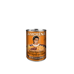 Refried Bayo / Pinto Beans with Chipotle and Adobo, by La Morena, 440gr, No Preservatives!