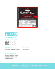 2 Queso Fresco or Fresh Cheese by Sombrero, 2 x 270g (540g total)