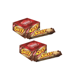2 Susy: wafer cookie with chocolate filling (18 packs of 50gr each)