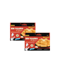 2 Cheese Sticks, Tequeños or Palitos de Queso, pre-cooked, ready-to-bake (2x18 units, 36 total)
